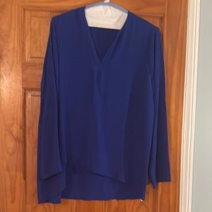 Elegant Blue Women's Top